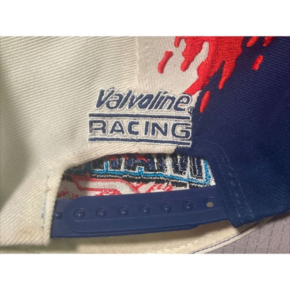 Vintage 90s Mark Martin 6 Nascar Valvoline Logo Athletic Splash Snapback Hat Cap - Picture 8 of 9